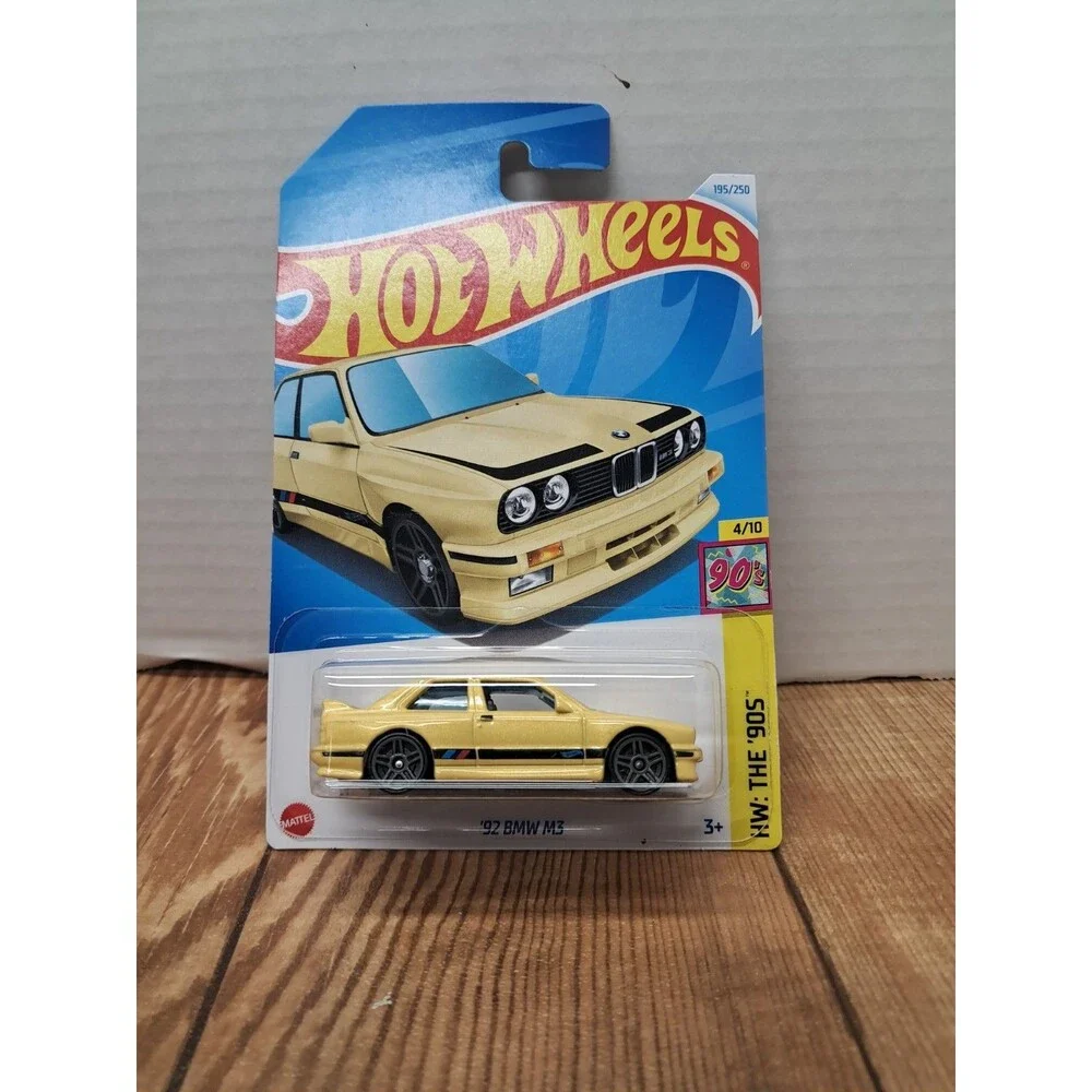 2024 HOT WHEELS YELLOW '92 BMW M3 4/10 THE '90S 195/250